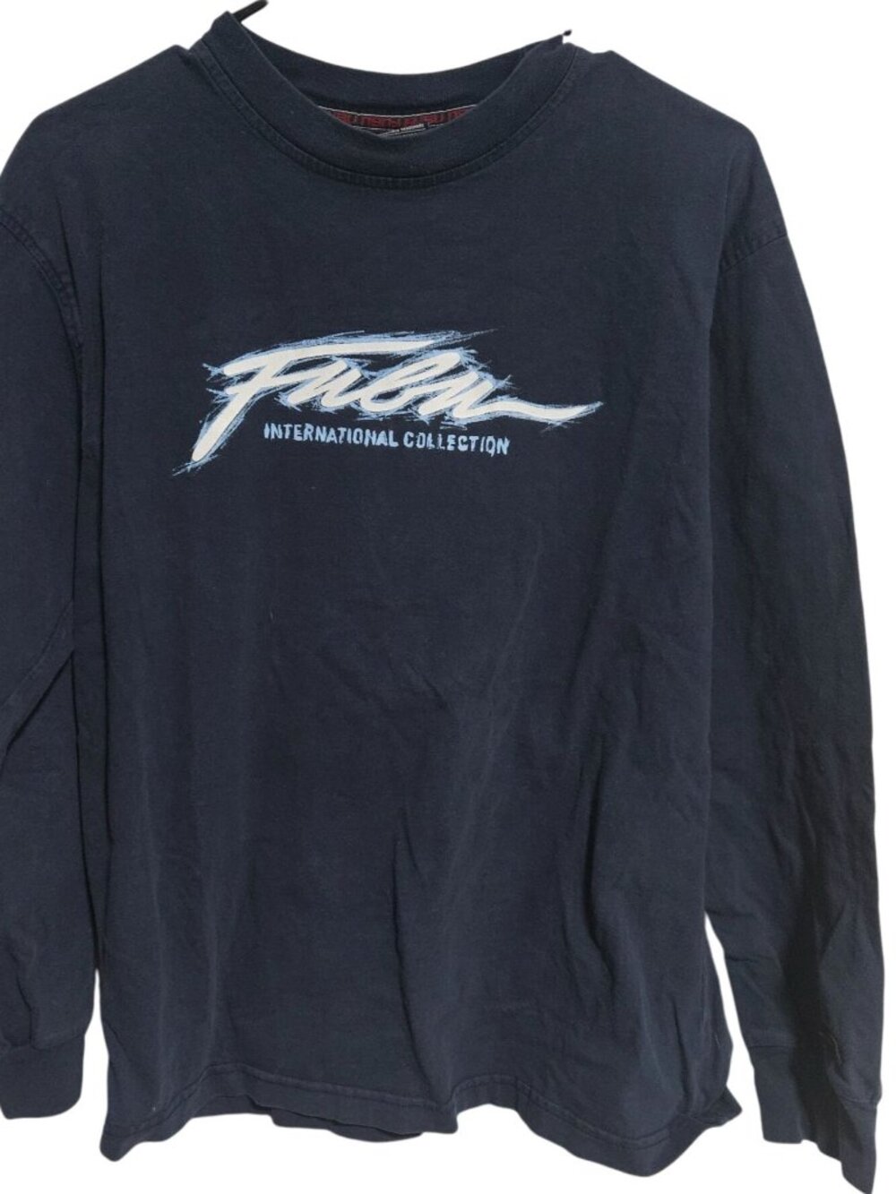 Fubu International Collection Navy Long Sleeve Shirt Boys Size XL T-Shirt
